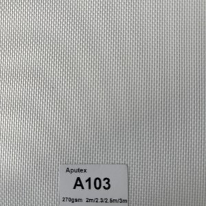 High Quality 100% Polyester Blackout Roller Sunscreen Blinds Fabrics With 0% Openness