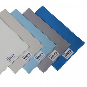 New Design 100% Polyester Cheap Price White Coated Blackout Roller Fabrics For Modern Home Decor