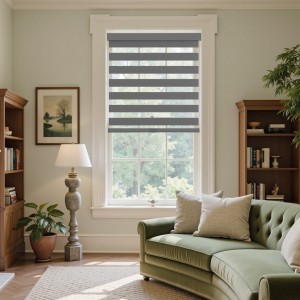 Polyester Blackout Zebra Fabric Material Window Blinds 100% Blackout Blinds Fabric