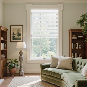 100% Polyester Zebra Blind Solid Blackout Fabric for Built-in Window Blind