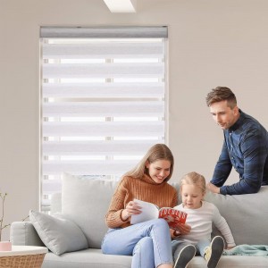 Wholesale Blackout zebra Fabric Dual zebra Day and Night Roller Blinds Fabric