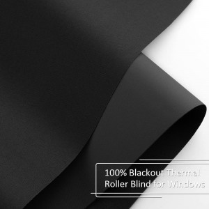 Roller Blinds Fabric for Window Decoration 100% Blackout Office Window Blinds