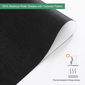 High Quality Sunshade Blackout Roller Shades Blinds Fabric Waterproof For Hotel Office Home