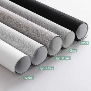 Roller Blinds Fabric for Window Decoration 100% Blackout Office Window Blinds