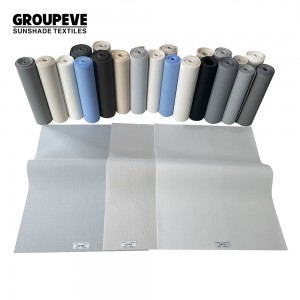 Best Sale 1% Openness Solar Screen Roller Up Fabrics For Home Decoration
