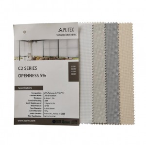 High-Performance Fireproof 5% Openness Polyester And Pvc Sunscreen Fabric for Any Space