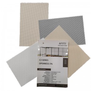 Sunscreen Blackout Fabric For Roller Blinds Fabric Manufacture Polyester Shades Window Blinds Roll Sunscreen Fabric
