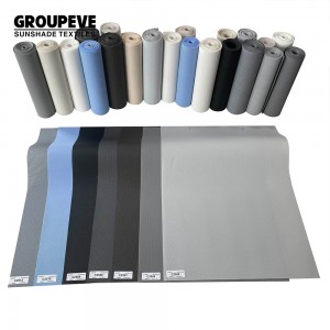 Best Quality 5% Openness Solar Screen Fire-Proof Roller Up Fabrics For Window
