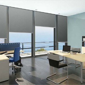 Discount wholesale China 100% Polyester Electric Roller Blind Fabric Factory Direct Sales High Quality Blackout Printed