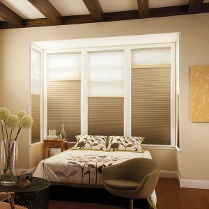 New Delivery for China Shinilion Amazon Hot Sale Fabric Pleatedl Motor 25mm Pleated Honeycomb Blinds