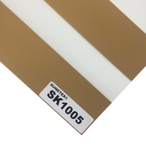 OEM Customized Venetian Blind Inside Fabric - Customized Fashionable Roller Blinds Zebra Fabric 100% Polyester – Groupeve