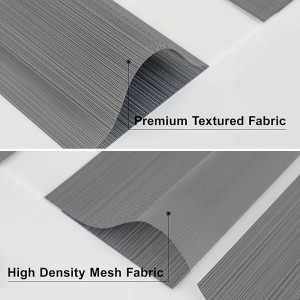 Ready Stock 100% Polyester Translucent Rainbow Roller Blinds Fabrics For Window Decor