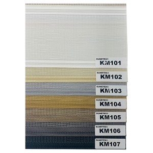 Day And Night Two Layers Sheer Shades Fabric For Home