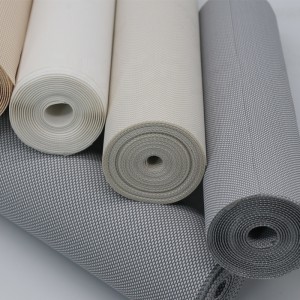 wholesale roller blinds solar screen mesh fabric sunscreen fabric for office