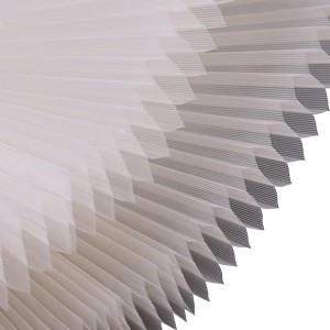 Reasonable price for Window Covering Fabric - Durable Cordless Pleated Window Blinds Fabric – Groupeve