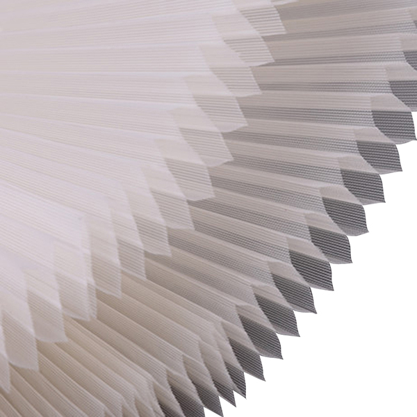 Factory source Outdoor Fabric Companies - Durable Cordless Pleated Window Blinds Fabric – Groupeve