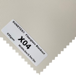 China OEM China Ylcl3004 Normal Fiberglass Window Curtain Material for Roller Blinds Sunshade