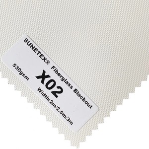 China OEM China Ylcl3004 Normal Fiberglass Window Curtain Material for Roller Blinds Sunshade