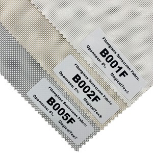 Eco-friendly Antibacterial Outdoor Fiberglass Solar Screen Fabric