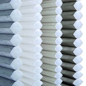 Europe style for Aluminum Window Louver Fabric - Energy Efficient Stripe Cellular Shades Fabric For Home – Groupeve