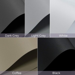 Superior Functionality 100% Blackout PVC Coated Polyester Motorised Roller Blinds Shades