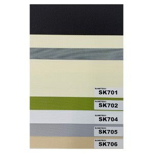 Factory Hot Sell Dual Sheer Roller Blinds Fabric For Office