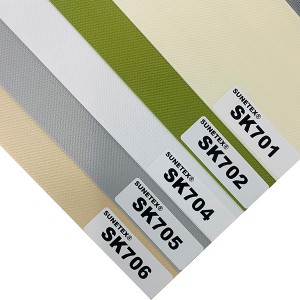 Factory Hot Sell Dual Sheer Roller Blinds Fabric For Office