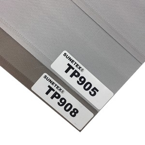 Factory Hot Sell Triple Shade Shangri-La Roller Blinds Fabric 100% Blackout