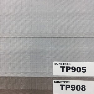 Factory Hot Sell Triple Shade Shangri-La Roller Blinds Fabric 100% Blackout