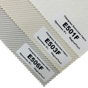 Fashionable Fiberglass Sunscreen Fabric 38% Fiberglass And 62% PVC
