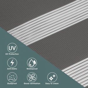 Modern High Quality Jacquard Blackout Zebra Blinds Fabric For Roller Shades