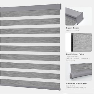 Colorfast Durable UV Proof PVC Material Zebra Blind Fabric for Window