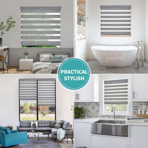 Colorfast Durable UV Proof PVC Material Zebra Blind Fabric for Window