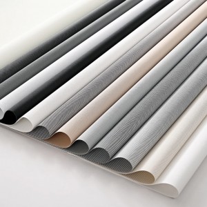 10% Openness Sunscreen Fabric Waterproof Flame Retardant Polyester Plain Roller Blind Fabric