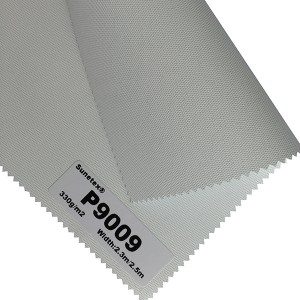 Wholesale Discount China Fabrics for Rollers Curtains Blackout Fiber Glass White Gray and Beige