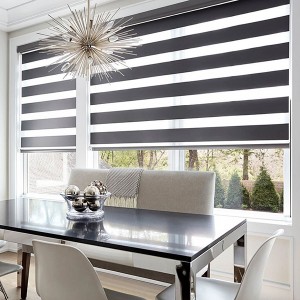 High Utilization Rate Zebra Shade Fabric 100% Polyester