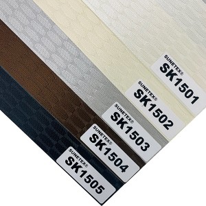 Home Decor Dual Rainbow Blinds Fabric For Office
