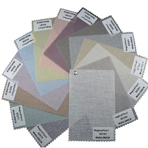 China Factory for 100% Polyester China Colorful White Coating Roller Blinds Fabric Stock
