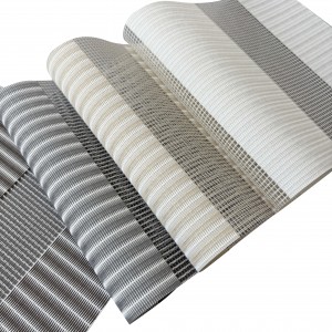 35% Polyester & 65% PVC Fabric Roll Zebra Fabric Popular Blackout Zebra Blinds Fabric