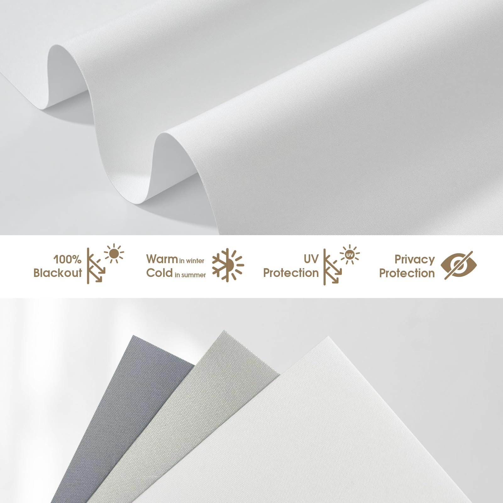 Wholesale Roller Blinds Fabric Fire Resistant Fabric Sunscreen Fabric