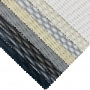 Manufacturer 5% Openness Flame Retardant Roller Shades Solar Fabric Window Blinds
