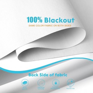 Manufacturer Protection UV 100% Blackout Roller Shades Fabric for Window Shades