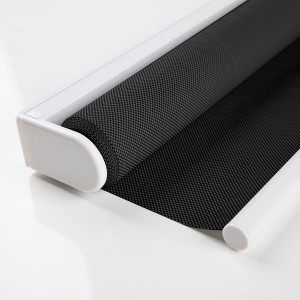 Manufacturer 5% Openness Flame Retardant Roller Shades Solar Fabric Window Blinds
