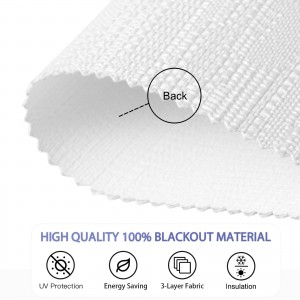 Solar Shade Sunscreen Fabric Blackout Sunscreen Roller Blind Fabric