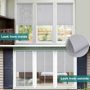 Polyester Sunscreen Blinds Fabric UV Proof Blackout Flame Outdoor for Window
