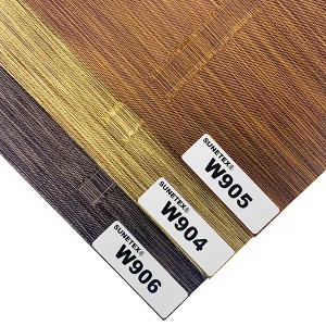 Quick Delivery Regular Stock 100% Polyester Blackout Verman Blinds Fabric