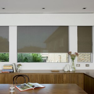 OEM Manufacturer China Sunshade PVC Mesh Curtain Fabric Roller Blinds