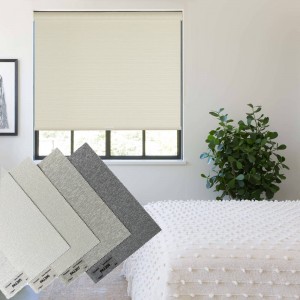 Blackout Colorfast UV Proof Flat Roller Blinds Fabric For Hotel