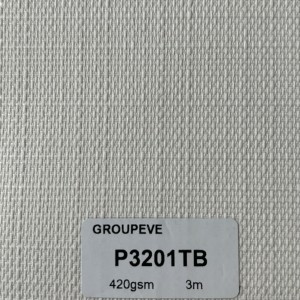 Textured Jacquard Blinds Fabric Horizontal Coating Blackout Roller Blinds Fabric For Shades