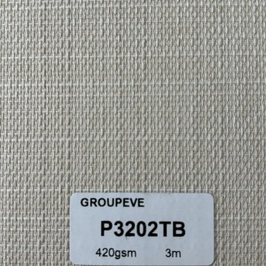 Textured Jacquard Blinds Fabric Horizontal Coating Blackout Roller Blinds Fabric For Shades